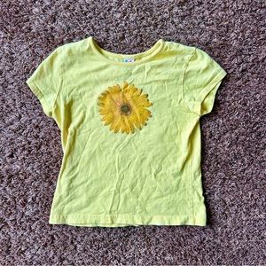 Yellow Daisy Baby Tee